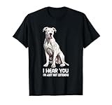 Te escucho simplemente no escucho Dogo Argentino