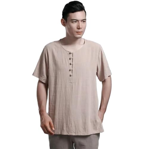 Chemise en lin homme col mandarin : ne souffrez plus de la chaleur en été