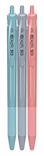 Caneta BPX RT Esferográfica 0.7mm, CIS, Multicor, Blister com 3 unidades (Azul, Preta e Vermelha)