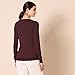 Amazon Essentials Women's Regular-Fit Lightweight Long-Sleeve V-Neck Sweater, Dark Burgundy, X-Large