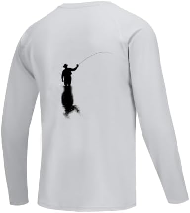 Riverruns Camisa masculina FPS 50+ manga comprida com proteção so...