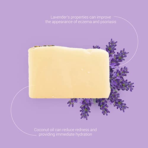 Herb’n Eden Bar Soap, Handmade, 100% Natural Ingredients, For Combination Skin, Eczema, Acne, For Face And Body, Women And Men (South African Lavender) #TOP1