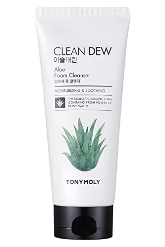 Tonymoly Clean Dew Aloe Foam Cleanser, Aloe,6 Fl Oz (Pack Of 1) #TOP22