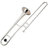 Student Trombone Alto B Flat Trombone Wind Instrument Lacquered Gold Nickel Plated Trombone Kit