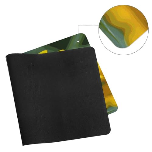 Sunflower Blue Butterfly Desk Pad grande de caucho miniatura 7