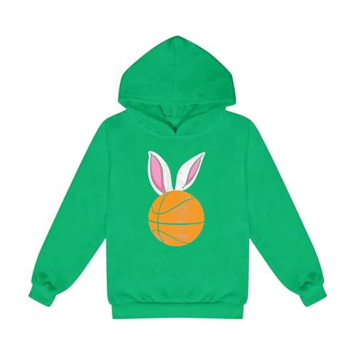 Child Easter Sweatshirt Boys Girls Funny Bunny Football Print Prints Graphic T-Shirt Big Kid Long Sleeve Tees Top2