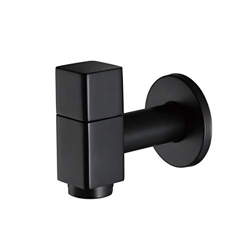 Ensemble de douche à eau en laiton noir mat pour évier mural - 2