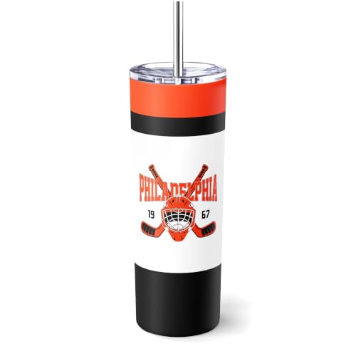 Image of ANTKING Philadelphia Tumbler 20oz Travel Mug Custom Name Number Gifts | Stainless Steel Insulated Coffee Cup for Men Women