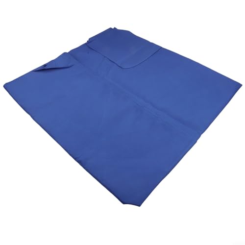 Yuanpgky Parasol de jardin rectangulaire en polyester 160 g/m² - 200 x 300 cm - Imperméable - Pour terrasse, étal de marché (sans cadre) - Bleu