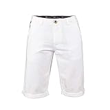 perfekt kombinierbar Nebulus Chino Short Lorens - Kurze Hose (Modell: P1415 - Herren, weiß; Größe: XXL) FBA