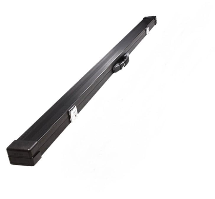 ABA Snooker Pool Billiard Aluminum cue case for 3/4 (Black)