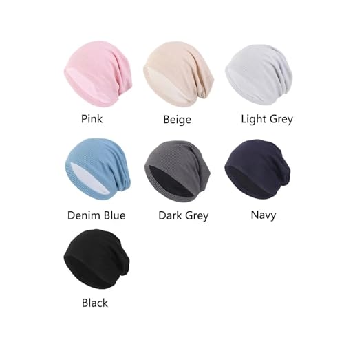 Bonnet de nuit anti-frisottis pour cheveux abîmés pull solide - 3