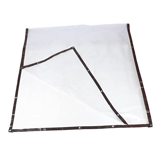 Cubierta para leña exterior impermeable y protector de muebles de terraza con ojales 2