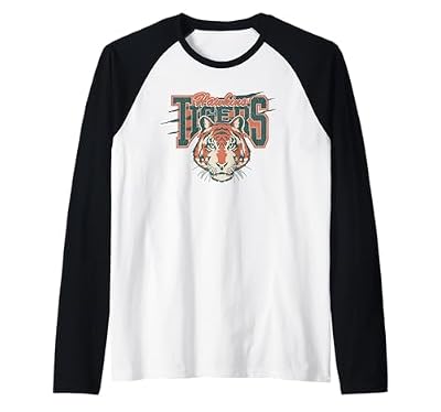 Stranger Things Hawkins Tigers Scratch Camiseta Manga Raglan | Ya disponible en tu tienda friki favorita! En mundofriki.es! Stranger Things Hawkins Tigers Scratch Camiseta Manga Raglan | Ya disponible en tu tienda friki favorita! En mundofriki.es!