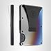 Ridge Wallet for Men - Slim Minimalist Compact Wallet and Card Holder, RFID Protected Front Pocket Wallets for Men with Integrated Money Clip (Burnt Titanium)