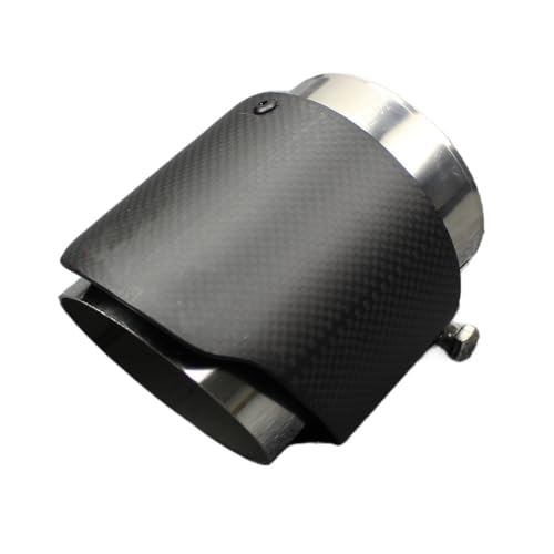 Tuyau d'échappement en carbone mat pour silencieux auto de 104mm à 120mm