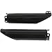UFO Plastics Fork Protectors Black for Suzuki RM 125 250 99-00
