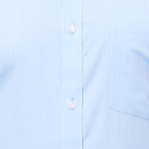 Image of Park Avenue Men's Slim Fit Pure Cotton Solid Pattern Semi Cutaway Collar Full Sleeve Formal Shirt