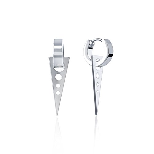 Ruikey 1 Pair BTS Suga Winner FTisland Pop Titanium Triangle Earring