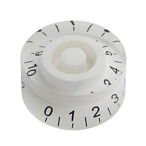 FLEOR 4PCS Guitar Knobs Speed Control Knobs For LP & SG Style Electric Guitar Parts, White - Image 3