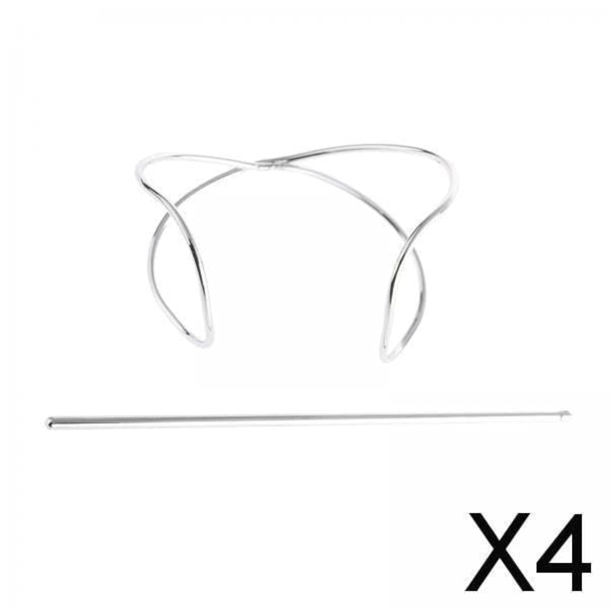 4x Women Boho Hairpin Stick Pin Hair Slide Clip Bun Holder