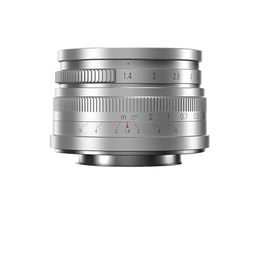 �J���������Y�A APS-C 35mm F1.4 ����a�}�j���A���t�H�[�J�X�~���[���X�J���������Y�iEXZR M43���ځA�l���Ȋw�ʐ^�p�j �A?��?��(Silver,Z)