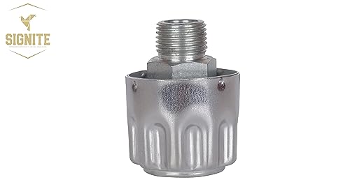 Image of Signite Hydraulics Breathers Cap 3 /8 inch, Heavy Duty Breather Tank Oil Cap,Metal Vent Breather Cap for Reservoir Tank Filter, Gearboxes 40 Micron Filtration Threaded Chrome Steel Alloy 3 /8 NPT