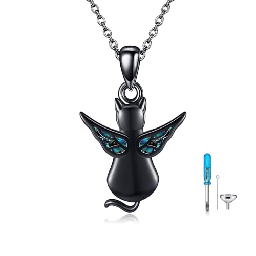 Collier urne de chat : surmontez la perte avec ce bijou en argent 925