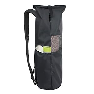 Explore Land Oxford Pink Yoga Mat Storage Bag with Breathable Window and Large Pocket for Up to 1/2″(12mm) & 1/4″(6mm) Thick Yoga Mat