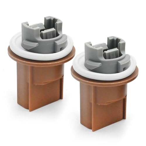 Compatible 2PCS 3-Pin Turn Signal/Brake Light Socket 2U5Z-13411-SA, Replacement for Ford F150/F250/Super Duty/Ranger/Crown Vic 2004-11, Lincoln Mark LT 2006-08, Mercury Montego 2005-07