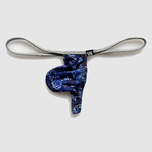 COMLIFE Men's Fashion Printed Ice Silk Underwear Sexy Low Waist Stretch Thongs3