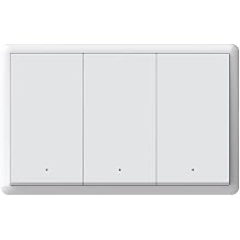 Matter Smart Wall Switch Press Key Works with Homekit &Alexa Voice Control Timing,No Neutral and Neutral Needed Dual Mode,US 10A 3 Key