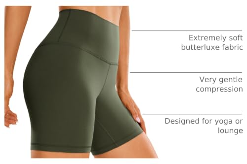 Image of CRZ YOGA Butterluxe Biker Shorts 6 inch | Extremely Soft, Gentle Compression, Yoga, High Waisted, for Women