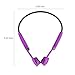 Bone Conduction Headphones Bluetooth 5.0 Open Ear Wireless Titanium HiFi Stereo with Mic Sweatproof Sports Headphones for Running Driving Cycling (Purple)