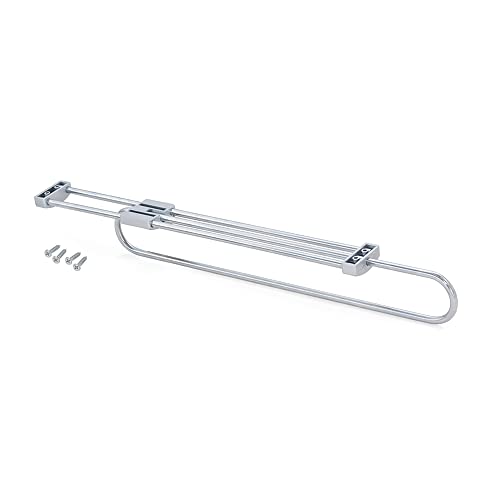 Colgador extraíble Self para armario, 300, Pintado aluminio, Acero y Plástico
