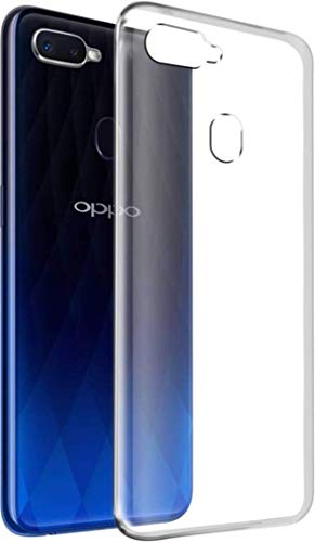 Image of Case Creation Brand - Mobile Cover for Oppo A7 (Soft & Flexible Back Case), Transparent
