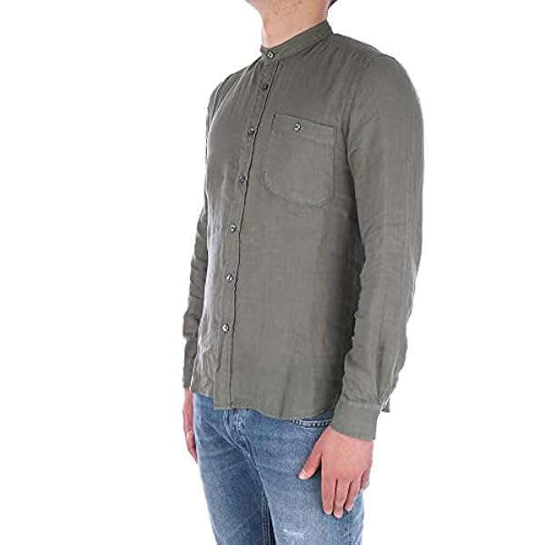 WOOLRICH Camisas Coreana Hombre Verde