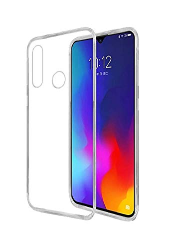 Image of COVERBLACK Rubber Silicone Back Cover for Vivo U10 -Vivo 1916 - Transparent