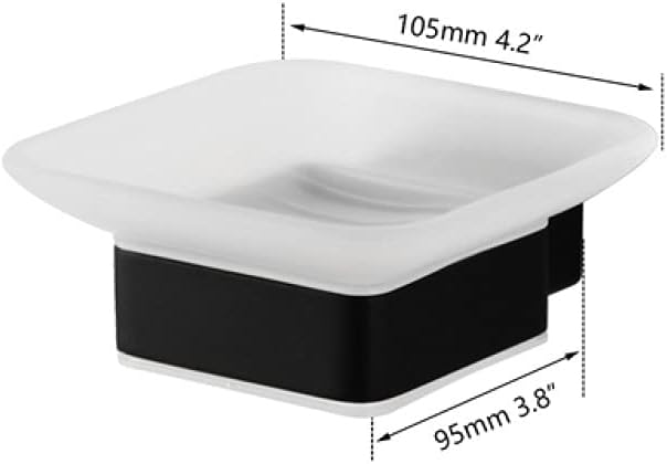 304 Stainless Steel Bathroom Hardware Set Black Matte Paper Holder Toothbrush Holder Toilet Brush Bathroom Accessories,22222 (00000)