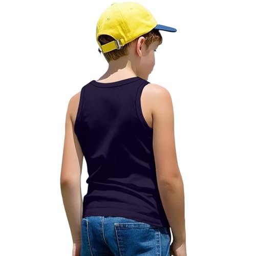 Boys Sleeveless Tank Tops Crew Neck Athletic Shirts Summer Cool Training Running Shirts Kids Casual Undershirts2