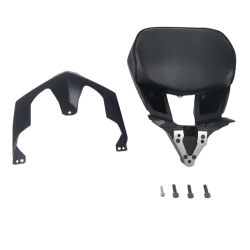 Dossier repose-passager pour X-MAX 300 avec un support robuste en aluminium noir