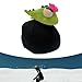 Colaxi Snow Ski Helmet Cover Helmet Decoration Birthday Gift Funny Soft Portable Winter Multifunction Decorative Helmets Accessories, Green Pink