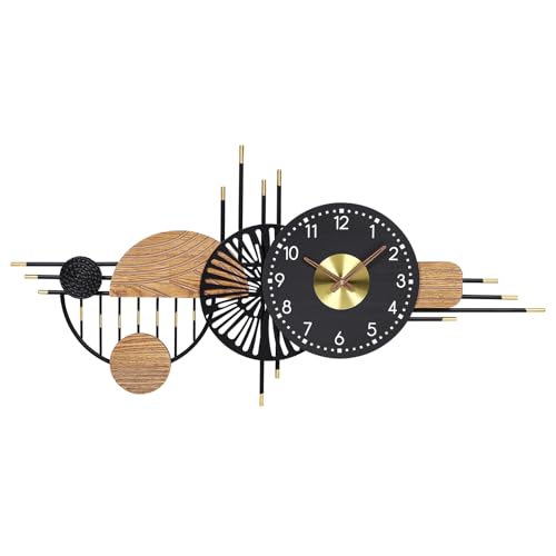 39x19 Inches Modern Large Wall Clocks for Living Room Decor,