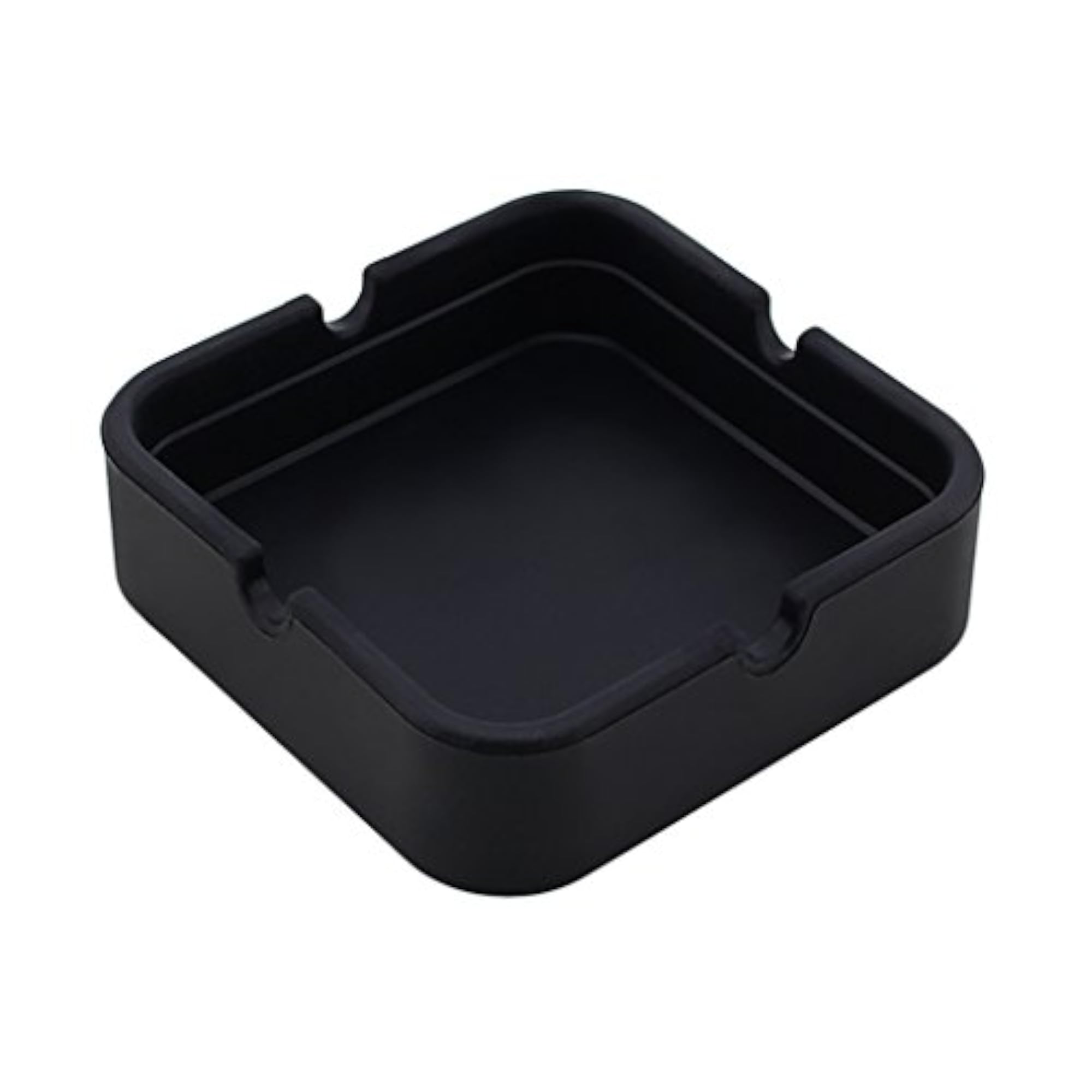 Silicone Ashtray Cigarette Ash Tray, Black