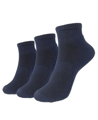 Image of Men's Cotton Rich Ankle Socks Unisex | Soft, Skin Friendly, Terry Cushioned & Breathable | Fits UK 5-11| Combo Packs