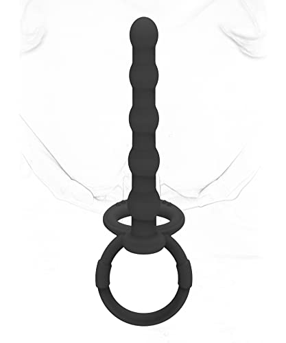 Gode anal stimulateur de prostate et plug avec perles pour massage homme - 2