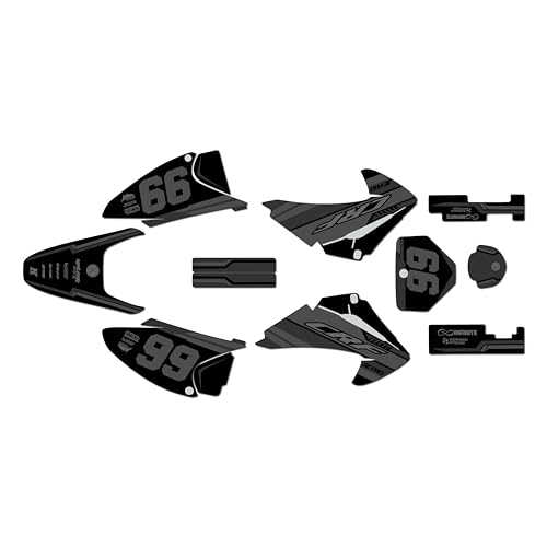 Graphics kit for Honda CRF150F / CRF230F (2003-2007) Viper Series Smoke 16 Mil-Dirt Pit Bike Motorcycle Stickers,Dirtbike Racing Decal Automotive Motocross Accessories no Plastics