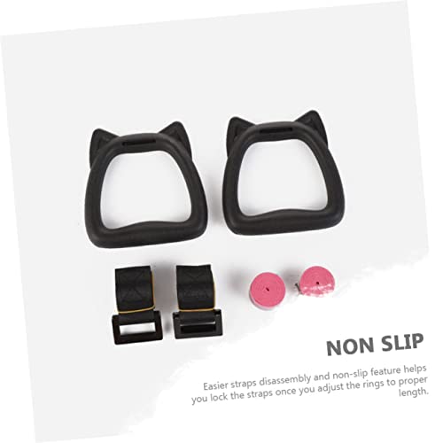 Set de anillas de gimnasia con correas antideslizantes miniatura 4