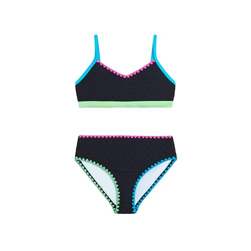 Image of Kanu Surf Girls' Willow V-Neck Bikini Beach Sport 2-Piece Swimsuits