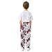 YMGQYJ Kids Athletic Pants Leopard Fashion Pattern Print, Casual Sweatpants Jogger with Pockets for Boy Girl 5-6Y